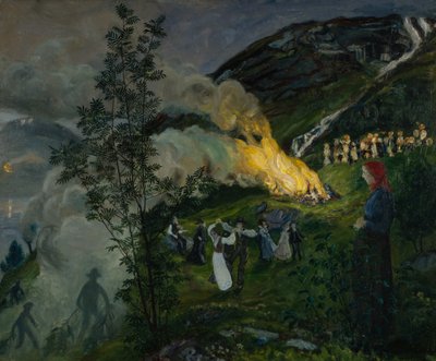 Fuoco di mezza estate da Nikolai Astrup