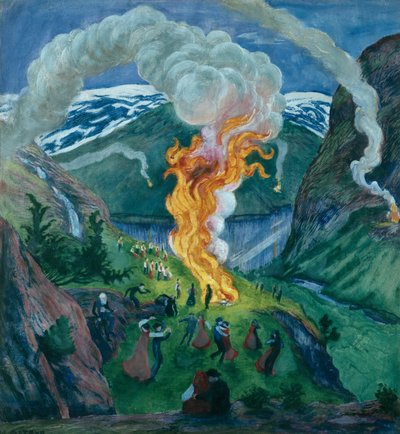 Fuoco di mezza estate da Nikolai Astrup