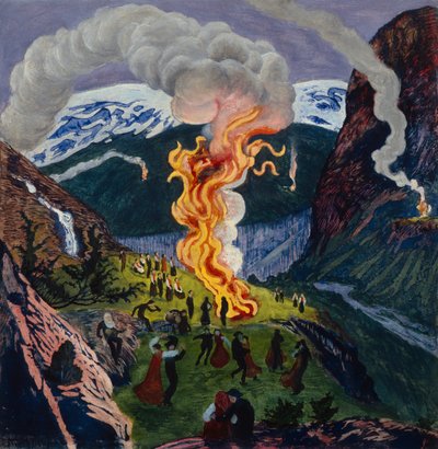 Fuoco di mezza estate da Nikolai Astrup