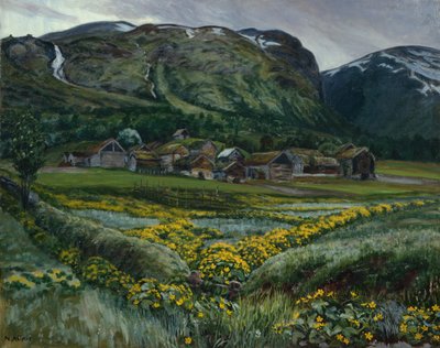 Sabato sera e ranuncoli da Nikolai Astrup