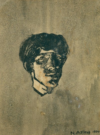 Piccolo autoritratto da Nikolai Astrup