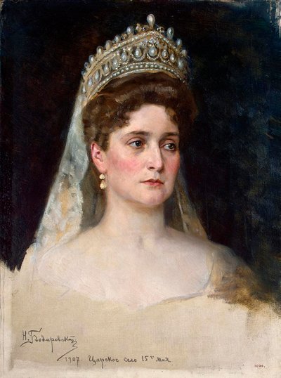Zarina Alexandra Fyodorovna, 1907 da Nikolai Bodarevsky