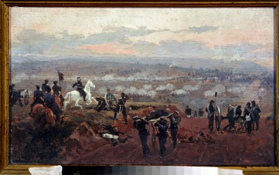 Attacco alle colline verdi da Nikolai Dmitrievich Dmitriev Orenburgsky