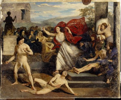 I giochi olimpici antichi. Pugilato da Nikolai Dmitrievich Dmitriev Orenburgsky