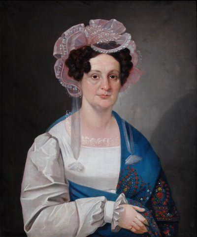 Ritratto di Olga Matveevna Golovina, nata Dashkova 1798-1840, 1828 da Nikolai Dmitrievich Mylnikov