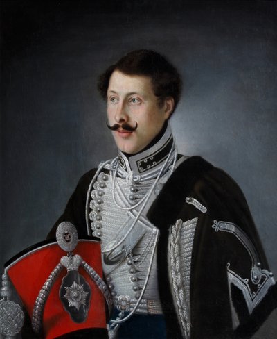 Ritratto di Vasily Pavlovich Golovin 1805-1846 da Nikolai Dmitrievich Mylnikov