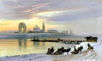Angara a Irkutsk, 1886 da Nikolai Dobrovolsky