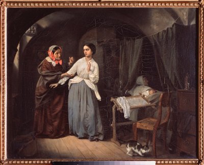 La seduzione, la mezzana da Nikolai Gustavovich Schilder