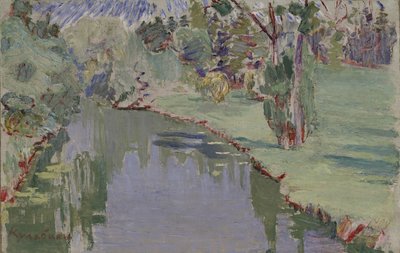 Al fiume Slavyanka, 1909 da Nikolai Ivanovich Kulbin