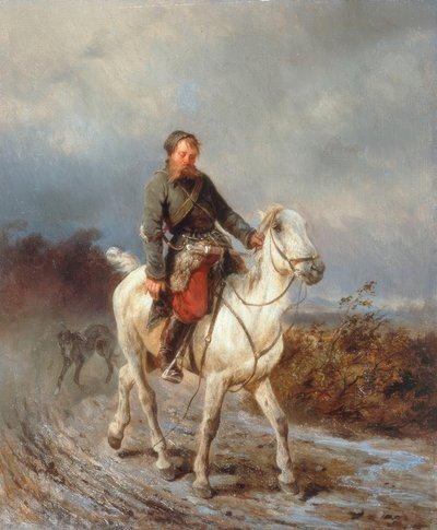 Ritorno dalla caccia da Nikolai Jegorowitsch Swertschkow