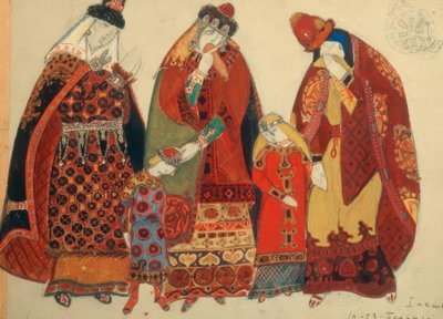 Borodin, Principe Igor / Figurini di Roerich da Nikolai Konstantinowitsch Roerich