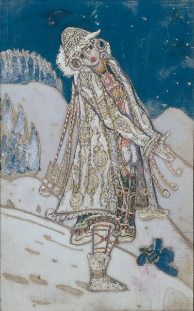 Costume per la commedia teatrale Fanciulla di Neve di A. Ostrovsky da Nikolai Konstantinowitsch Roerich