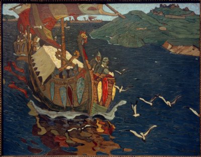 Mercanti stranieri da Nikolai Konstantinowitsch Roerich