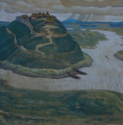 Gorodishche Antico insediamento fortificato slavo da Nikolai Konstantinowitsch Roerich