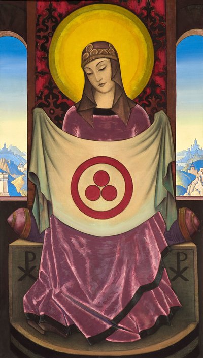Madonna Oriflamma, 1932 da Nikolai Konstantinowitsch Roerich