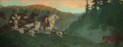 Caccia mattutina del Gran Principe da Nikolai Konstantinowitsch Roerich