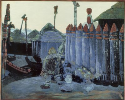 Tempio pagano da Nikolai Konstantinowitsch Roerich
