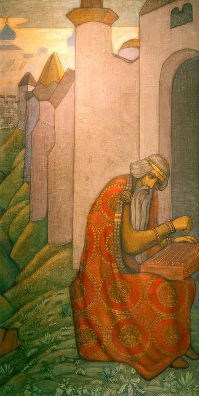 N.K.Roerich, Poeta slavo (Bajan) da Nikolai Konstantinowitsch Roerich