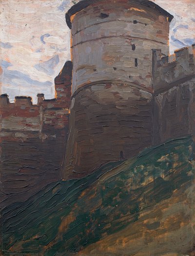 La Torre della Fortezza, Nizhny Novgorod da Nikolai Konstantinowitsch Roerich