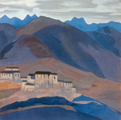 Monastero tibetano da Nikolai Konstantinowitsch Roerich