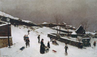 Immagine invernale da Nordnes, Bergen da Nikolai Martin Ulfsten