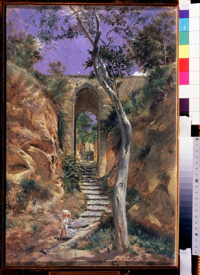 Il ponte di Vico (Corsica?) da Nikolai Nikolajevitch Gay