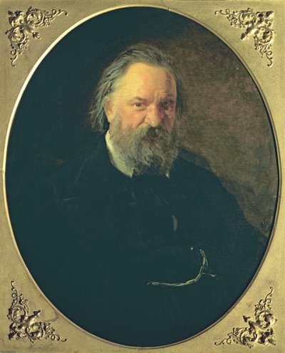 Ritratto di Aleksandr Ivanovich Herzen, 1867 da Nikolai Nikolajevitch Gay