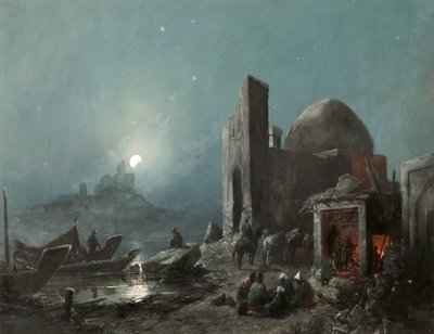 Una scena della vita in Asia Centrale, 1887 da Nikolai Nikolayevich Karasin