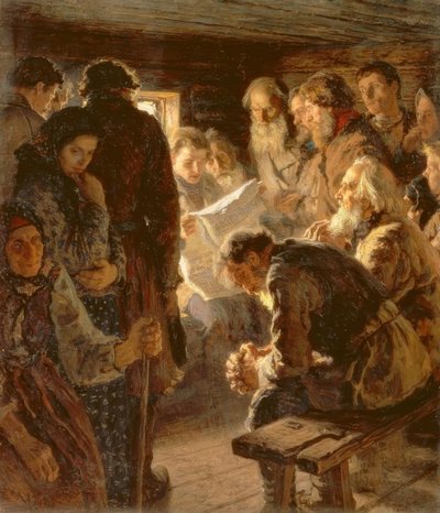 Notizie dal fronte di guerra da Nikolai P. Bogdanow Bjelski