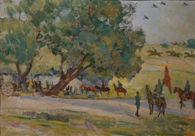 Manovre vicino a Mosca (1930-1933) da Nikolai Pavlovich Ulyanov