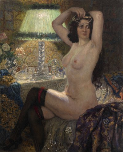 Alla lampada verde da Nikolai Petrovich Bogdanov Belsky
