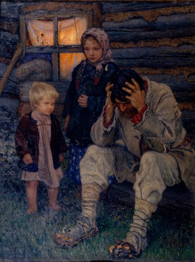 Lutto, 1909 da Nikolai Petrovich Bogdanov Belsky