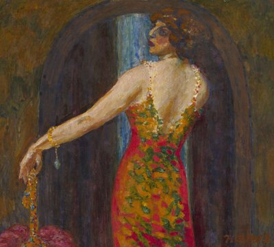 Ritratto di Evfimia Nosova, nata Ryabushinskaya 1881-1960 da Nikolai Petrovich Feofilaktov