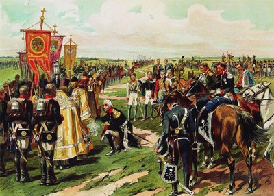 Maresciallo Mikhail Kutuzov prima della Battaglia di Borodino, 1912 da Nikolai Semyonovich Samokish