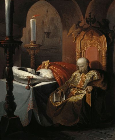 Ivan il Terribile e suo figlio Ivan venerdì 16 novembre 1581, anni 1860 da Nikolai Semyonovich Shustov
