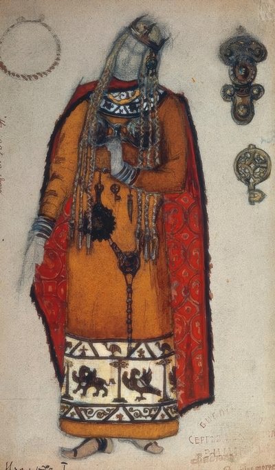 Wagner, Isolde / Figurina di Roerich da Nikolai Konstantinowitsch Roerich