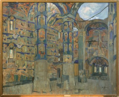 Interno della chiesa del monastero della Trinità di Makarios-Scheltowodski a Makarjewo da Nikolaj Pawlowitsch Uljanow