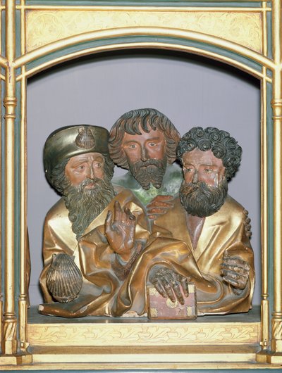 Intagli in legno di San Giacomo il Maggiore, San Simone e San Taddeo, dalla predella dell