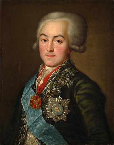 Ritratto del conte Nikolai Petrovich Sheremetev, 1798 da Nikolay Ivanovich Argunov