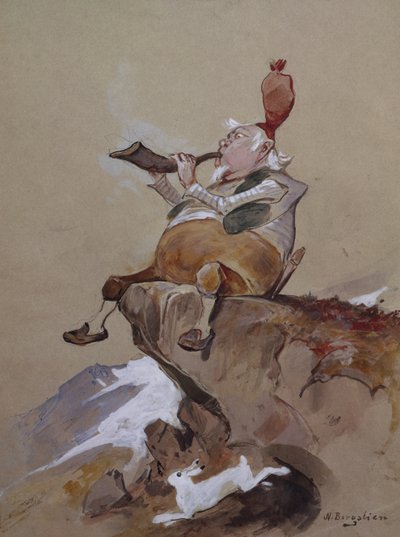 Jaktlur / corno da caccia da Nils Bergslien