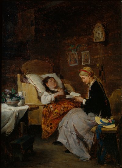 Visita a un paziente da Nils Bergslien