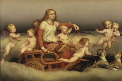 Freya alla ricerca del marito scomparso - di Blommer, Nils Jakob (1816-1853). Olio su tela da Nils Blommer