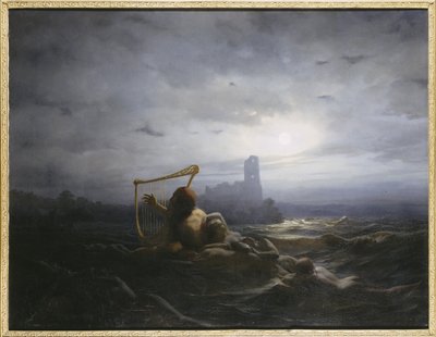 Il Neck e le Figlie di Ægir da Nils Blommer
