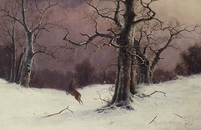 La caccia al cervo da Nils Hans Christiansen