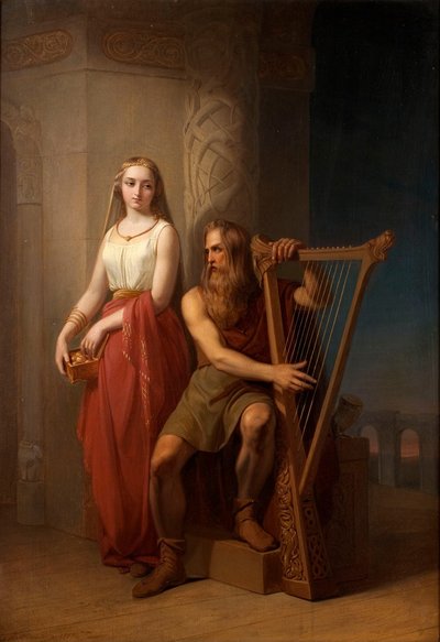 Idun e Bragi, 1846 da Nils Jakob Blommér