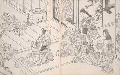 Una scena domestica da Nishikawa Sukenobu