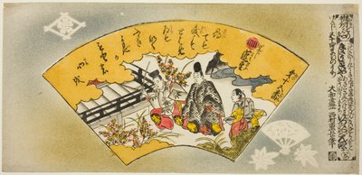 La crescita delle erbacce, n. 15 dalla serie "Genji in cinquantaquattro fogli" da Nishimura Shigenaga