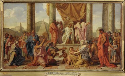 Tolomeo Filadelfo concede la libertà agli ebrei ... da Noël Coypel