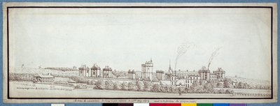 Il Castello di Vincennes, con camini fumanti da Noel Gasselin