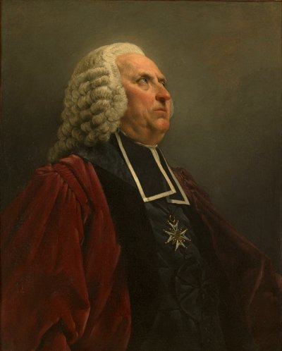 Ritratto dello scrittore Louis-Sébastien Mercier, 1740-1814, ca. 1763 da Noel Halle